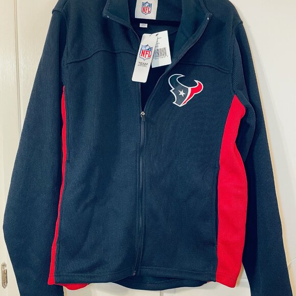 NFL Men's Houston Texans Knit Jacket Size Large NWT - Picture 3 of 14